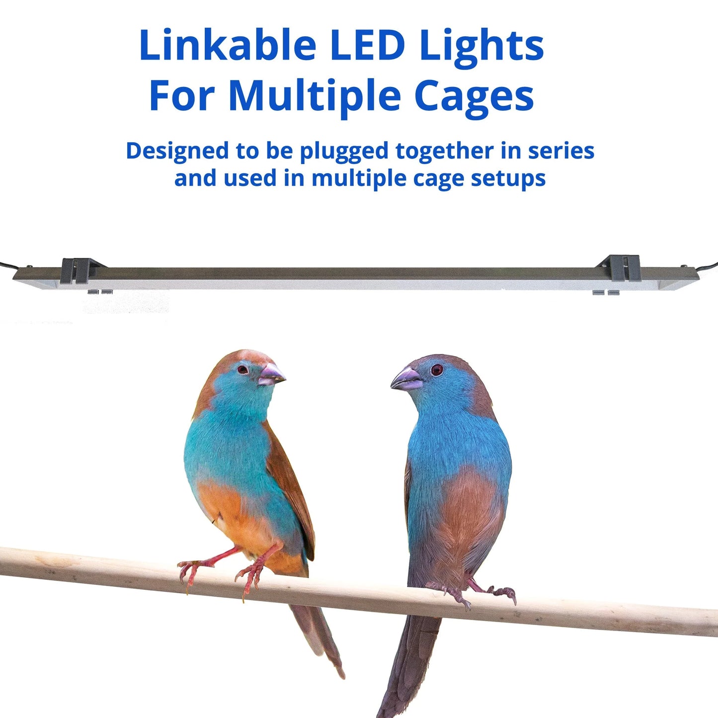 Full Spectrum linkable LED Light Bar Without Power Source